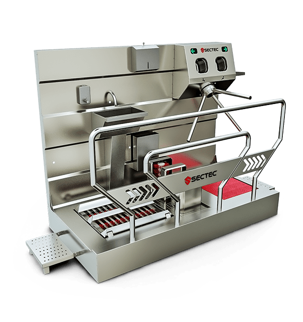 Hijyen Bariyeri AISI 304 Yatay Dikey Fırçalı