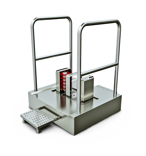 Hijyen Bariyeri - AISI 304 Dikey Fırçalama